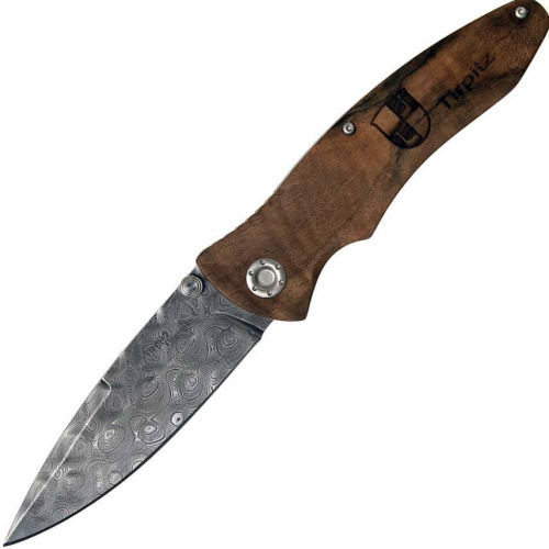 Складной нож Boker Tirpitz-Damascus Wood