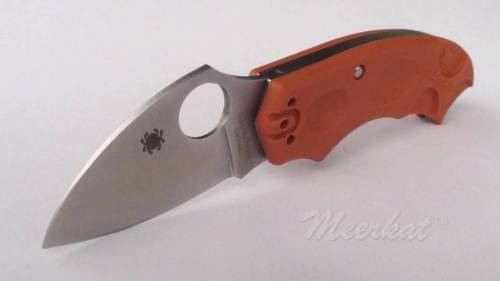 5891 Spyderco Meerkat ORANGE 64JPBORE фото 5