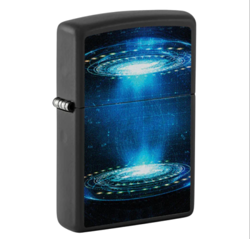 499 ZIPPO  ZIPPO UFO Flameпокрытием Black Light