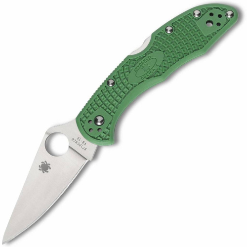 Складной нож Spyderco Delica 4 Flat Ground - 11FPGR фото 2 Складной нож Spyderco Delica 4 Flat Ground - 11FPGR фото 2
