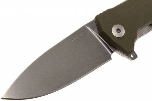 5891 Lion Steel KUR GR G10 Green Flipper фото 14