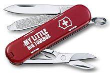 Военный нож Victorinox Нож перочинныйClassic My little big toolbox 0.6223.L1404 58мм 7 функций дизайн Мой ящ
