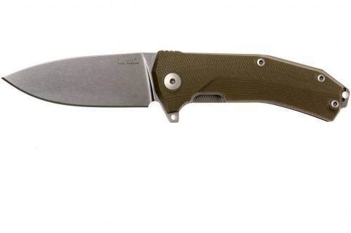 5891 Lion Steel KUR GR G10 Green Flipper фото 16