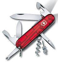 Велосипедный мультитул Victorinox Нож перочинныйSpartan Lite 1.7804.T 91мм 15 функций полупрозрачный красный