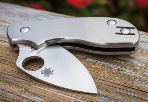 5891 Spyderco Squeak Titanium 154TIP фото 2