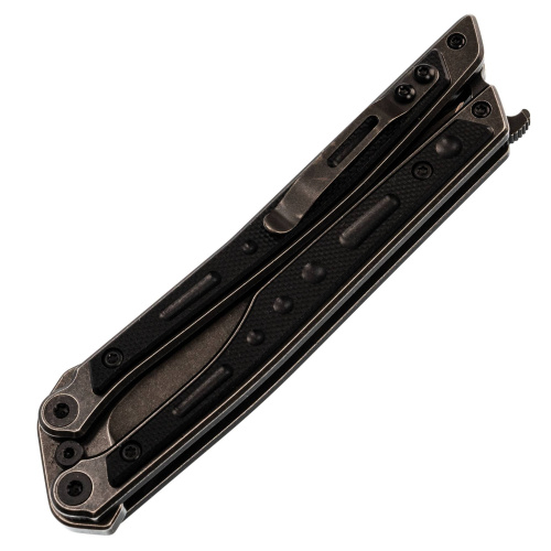 78 НОКС Нож-бабочка (балисонг) Эльф Black фото 5 78 НОКС Нож-бабочка (балисонг) Эльф Black фото 5