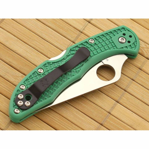 Складной нож Spyderco Delica 4 Flat Ground - 11FPGR фото 9 Складной нож Spyderco Delica 4 Flat Ground - 11FPGR фото 9