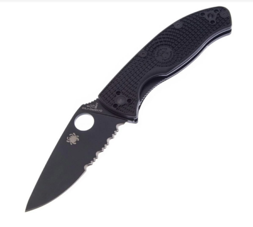Складной нож Spyderco Tenacious Lightweight черный