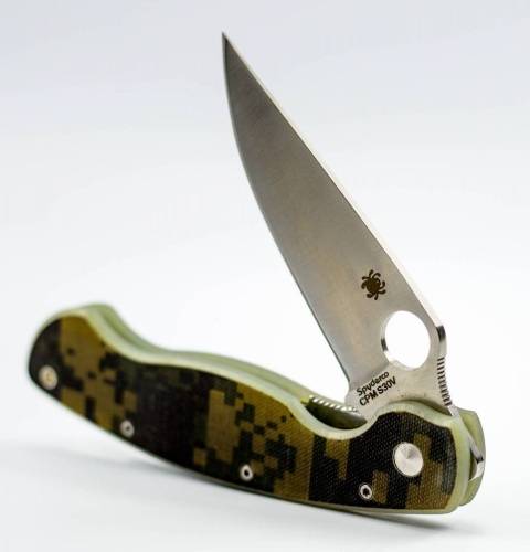 5891  Spyderco Military Camo Replica фото 2