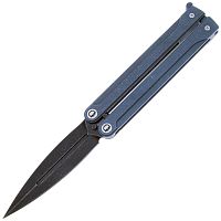 Нож-бабочка Daggerr Monarch blue BW