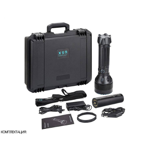 798 Olight ФонарьX9R Marauder CW (комплект) черный фото 3 798 Olight ФонарьX9R Marauder CW (комплект) черный фото 3