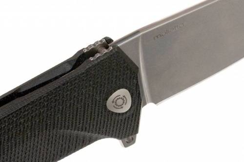 5891 Lion Steel KUR BK G10 Black Flipper фото 3