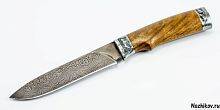 Боевой нож  Авторский Нож из Дамаска №33